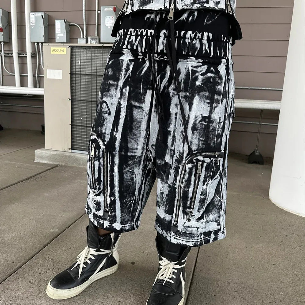 Black Swan Zip Plus Shorts - DEMIK EXCLUSIVES - VENTURER