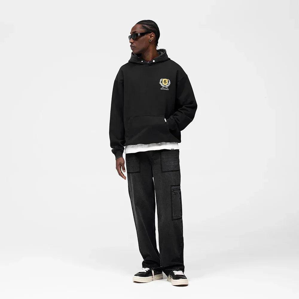 Represent Crest Hoodie - REPRESENT - VENTURER