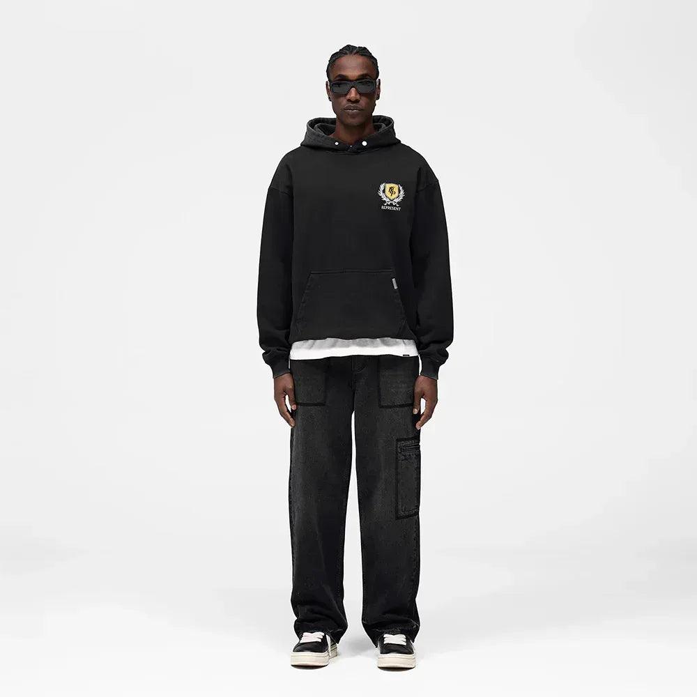 Represent Crest Hoodie - REPRESENT - VENTURER