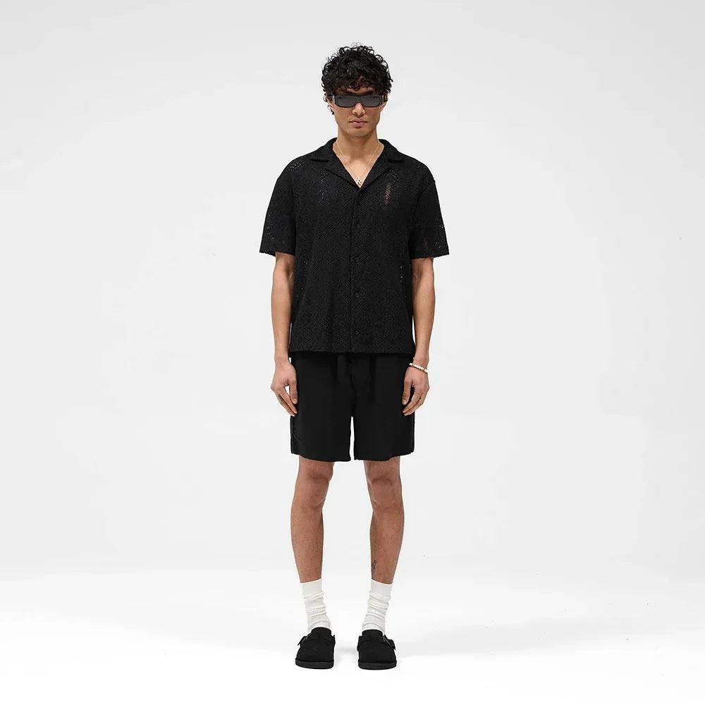 All Over Crochet Shirt - REPRESENT - VENTURER
