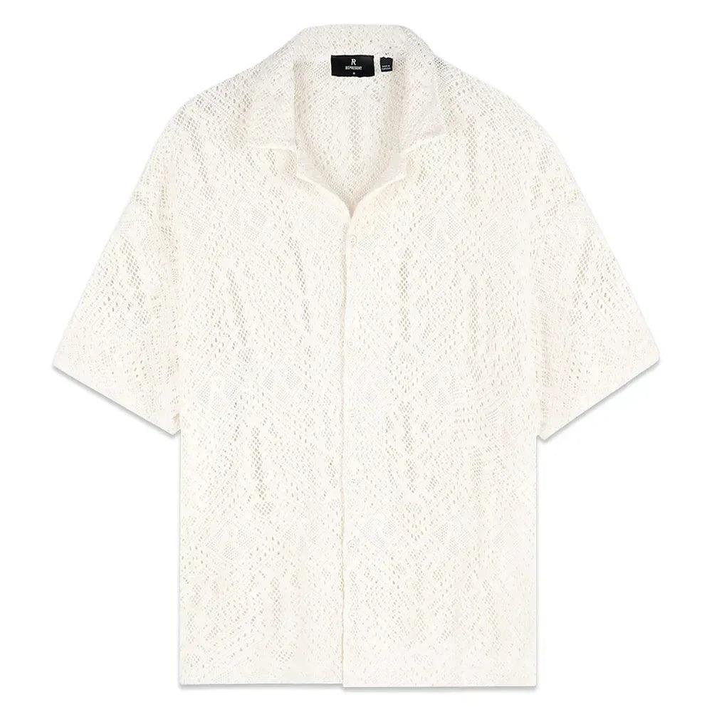 All Over Crochet Shirt - REPRESENT - VENTURER