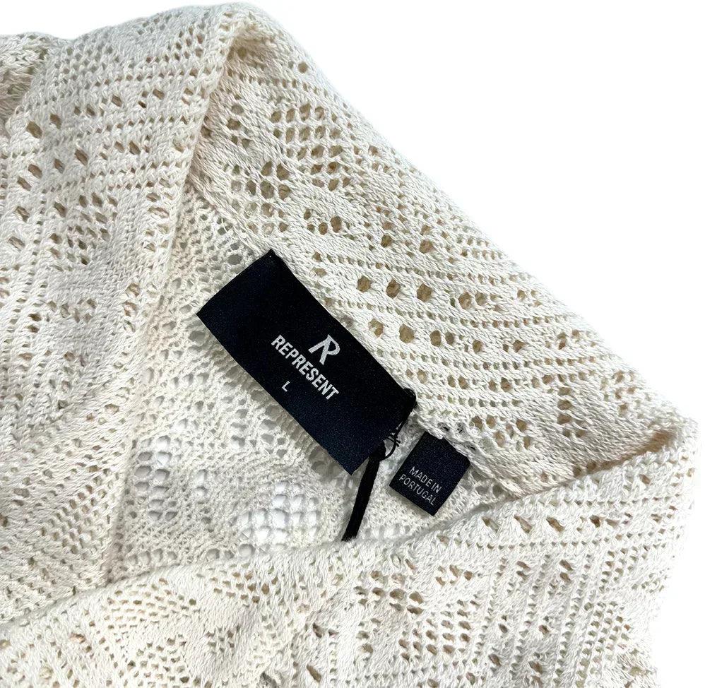 All Over Crochet Shirt - REPRESENT - VENTURER