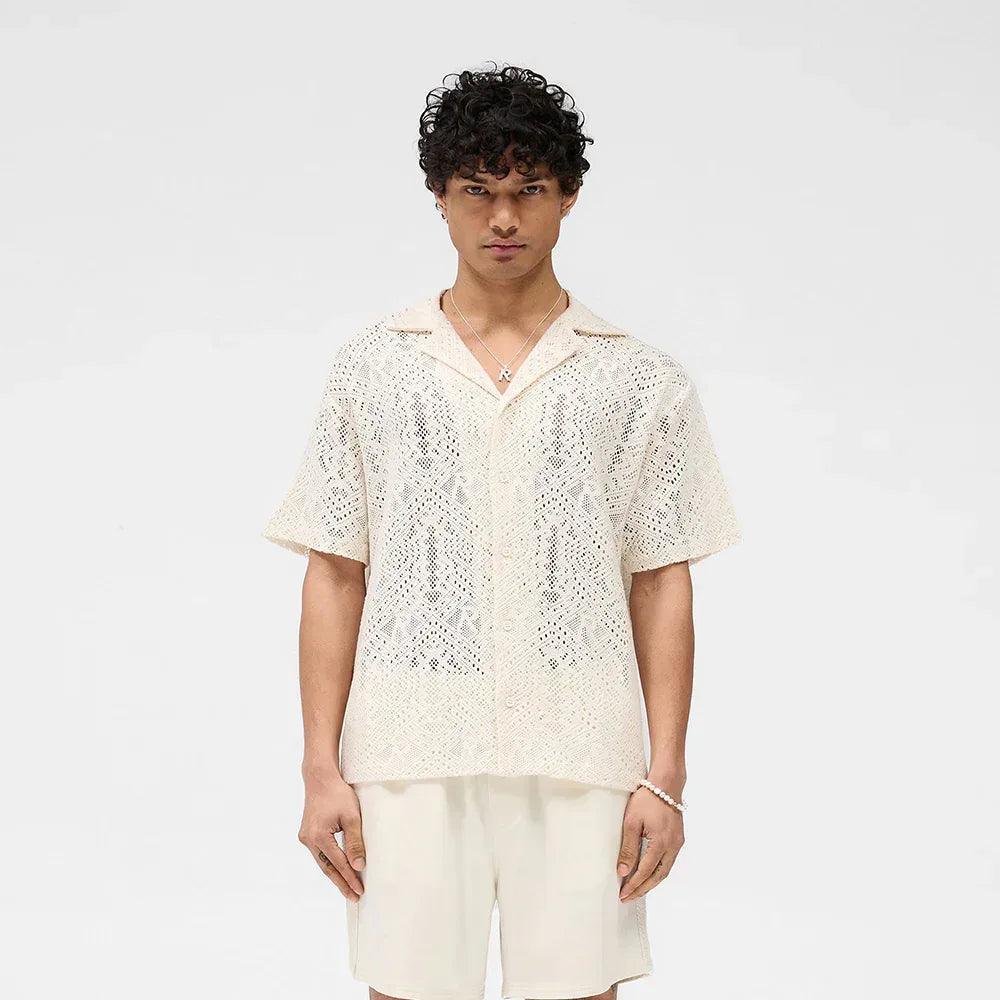 All Over Crochet Shirt - REPRESENT - VENTURER