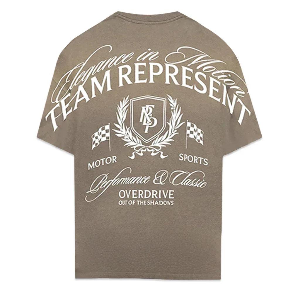 REPRESENT Product Page - Represent Crest T-Shirt - Dark-Taupe