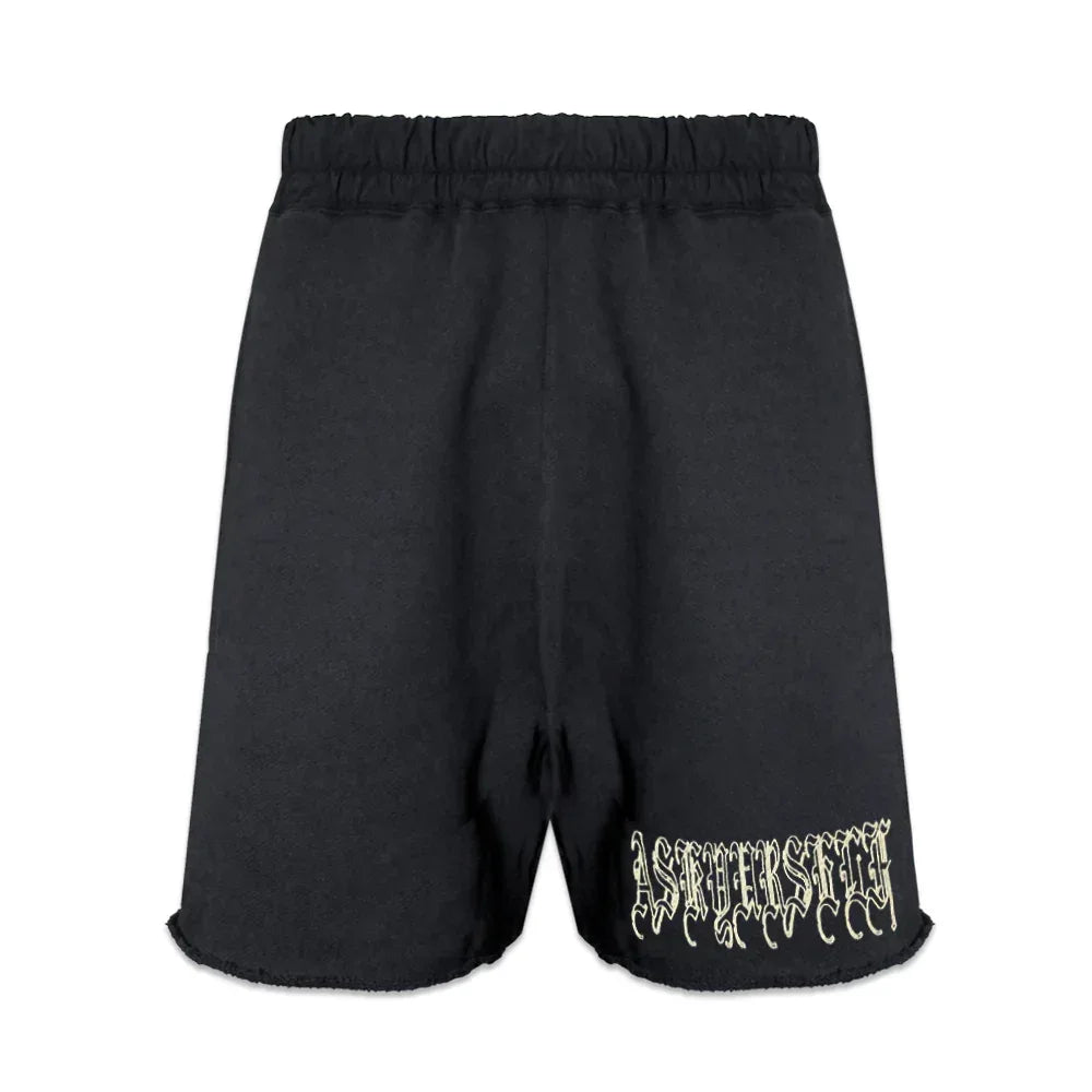 Goth Raw Fleece Shorts - ASKYURSELF - VENTURER