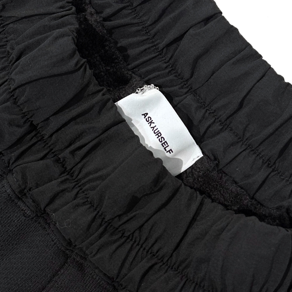 Goth Raw Fleece Shorts