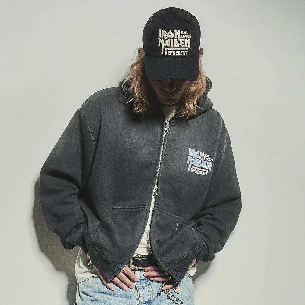Iron Maiden Anniversary Trucker Cap - REPRESENT - VENTURER