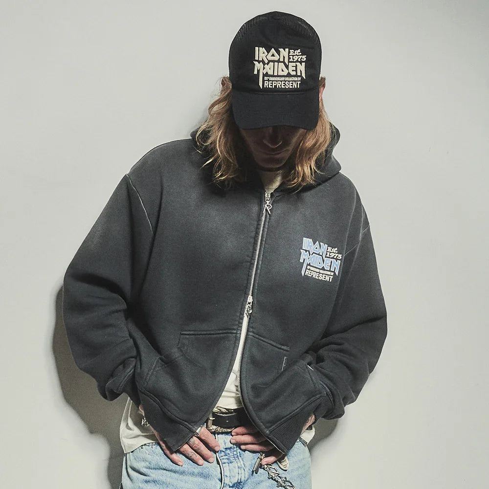 Iron Maiden Anniversary Trucker Cap - REPRESENT - VENTURER