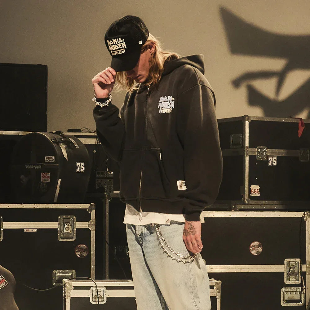 Iron Maiden Anniversary Trucker Cap - REPRESENT - VENTURER