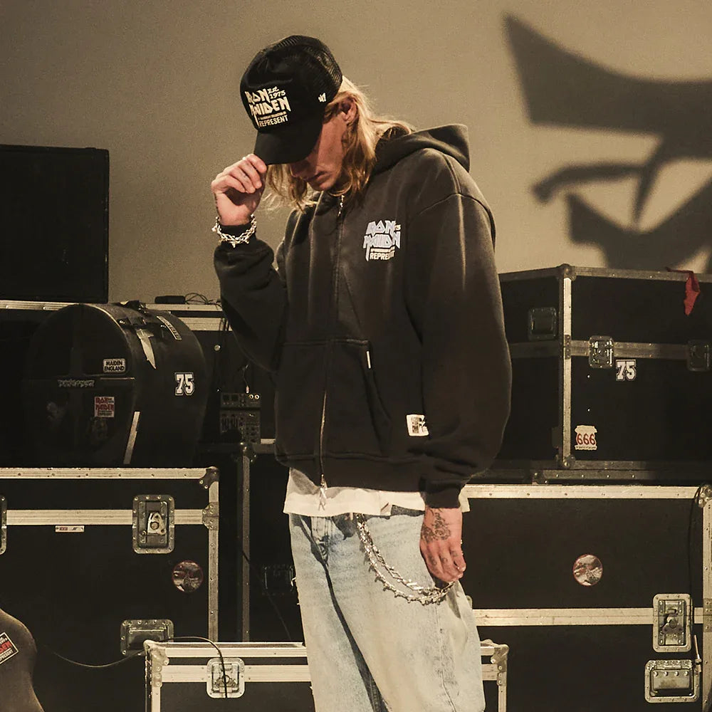 Iron Maiden Anniversary Trucker Cap - REPRESENT - VENTURER