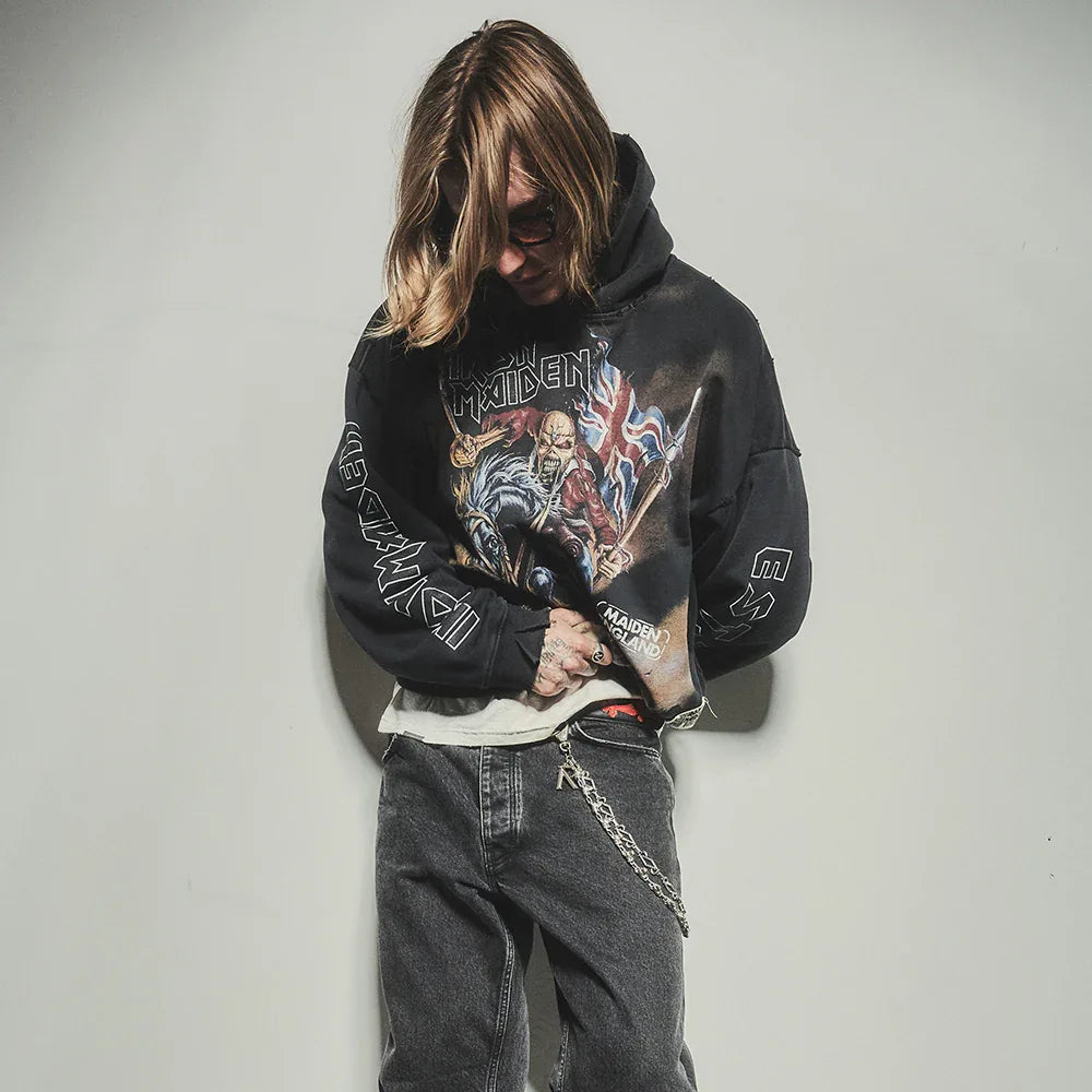 Iron Maiden Steed Hoodie - REPRESENT - VENTURER