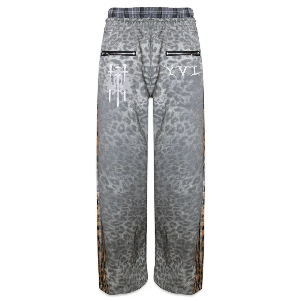 Leopard Royal Knight Club Waxed Pants - COZY WORLDWIDE - VENTURER