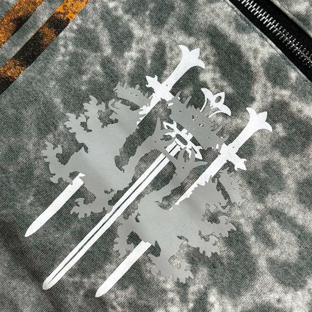 Leopard Royal Knight Club Waxed Pants - COZY WORLDWIDE - VENTURER