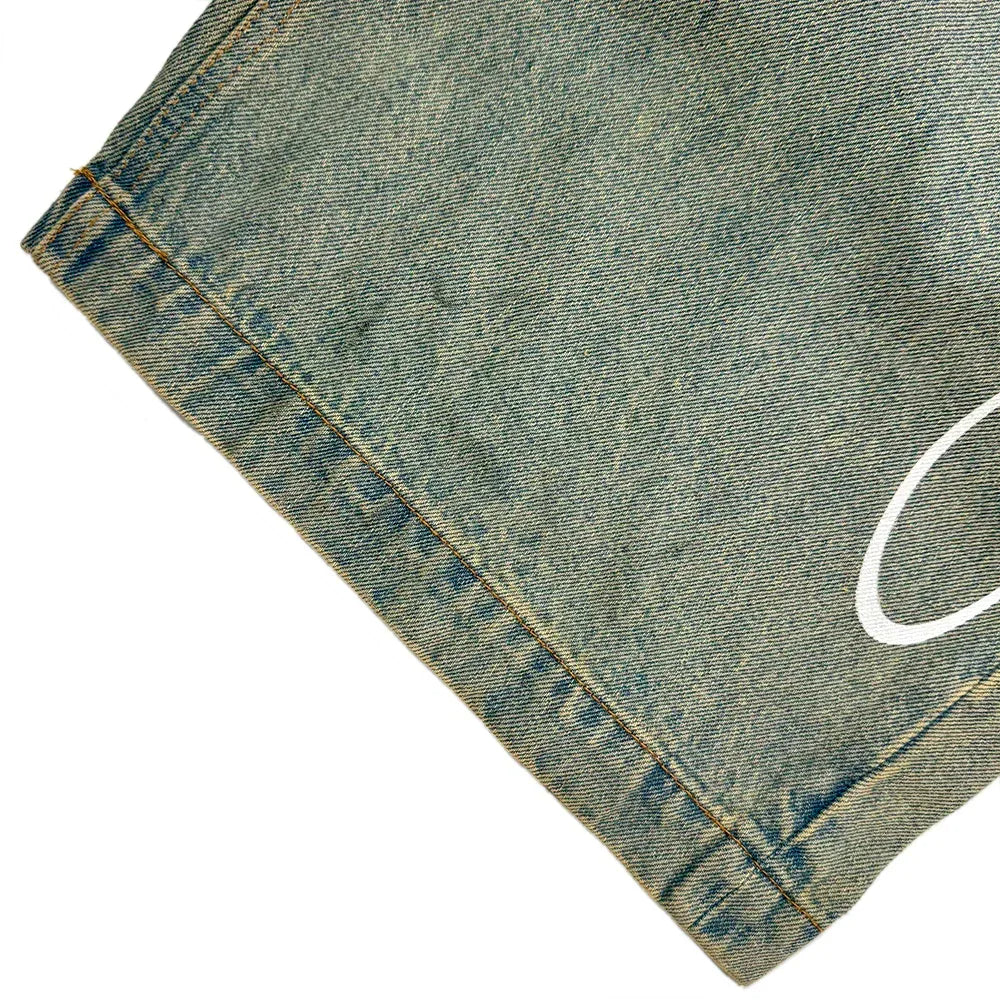 Lifestyle Vintage Waxed Baggy Jeans - COZY WORLDWIDE - VENTURER
