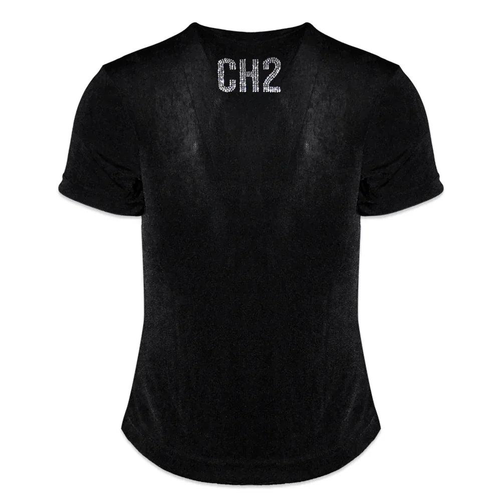 </2 Moreflex Rhinestone Skull T-Shirt - CH2 FLEXINSOHARD - VENTURER