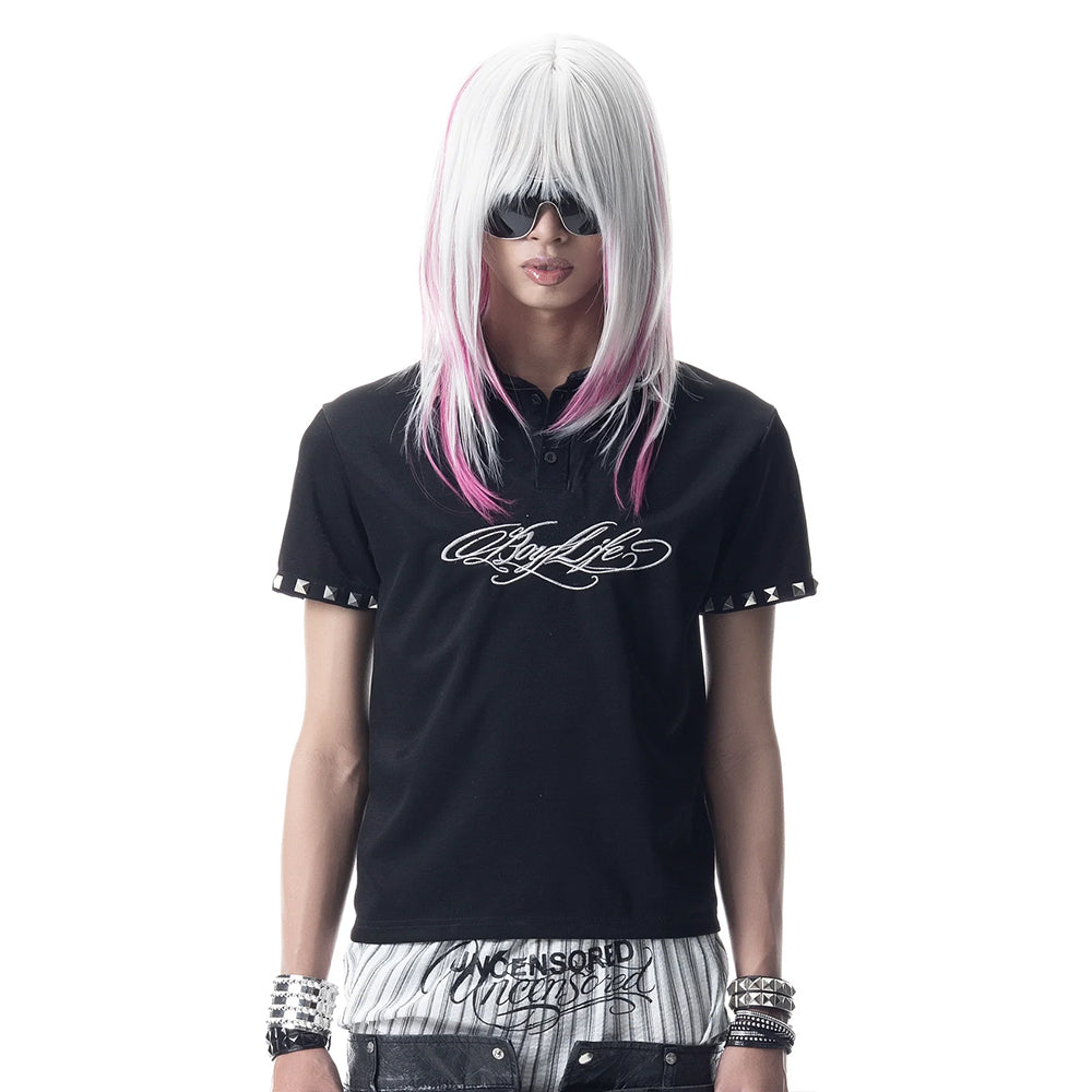 </2Boylife Studded Polo