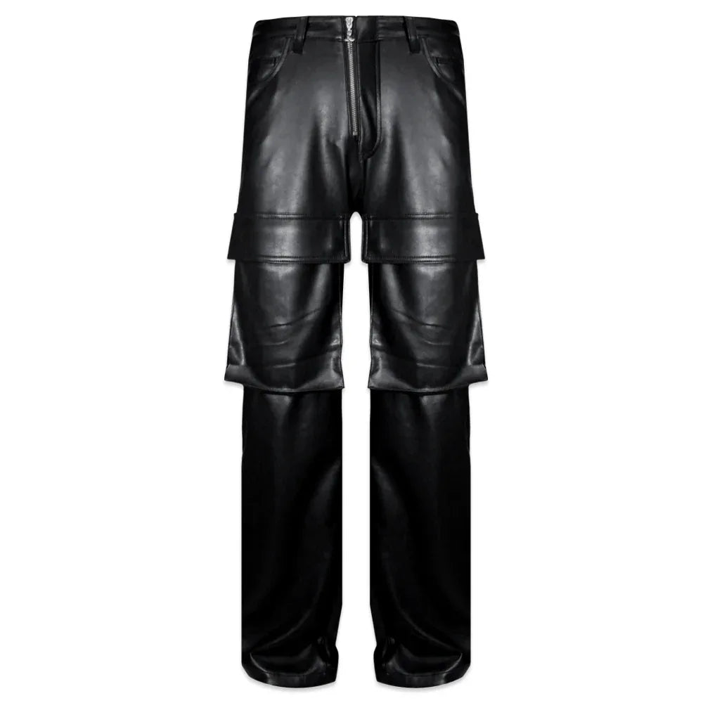 非売品　LAST NESTレザーパンツMサイズ LAST NEST(ラストネスト)商品ページ - Faux Leather Cargo Pants V2