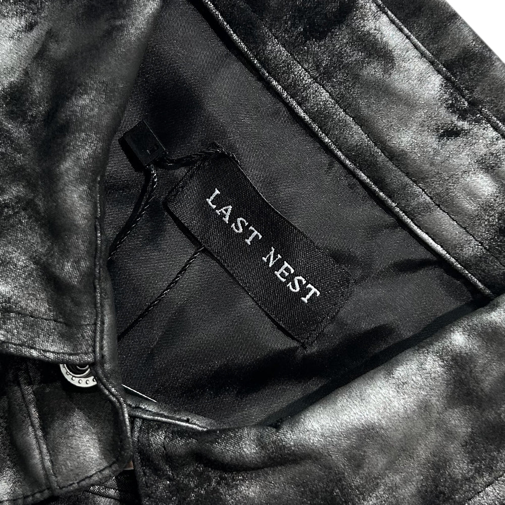 Leather Tie-Dye Shirts