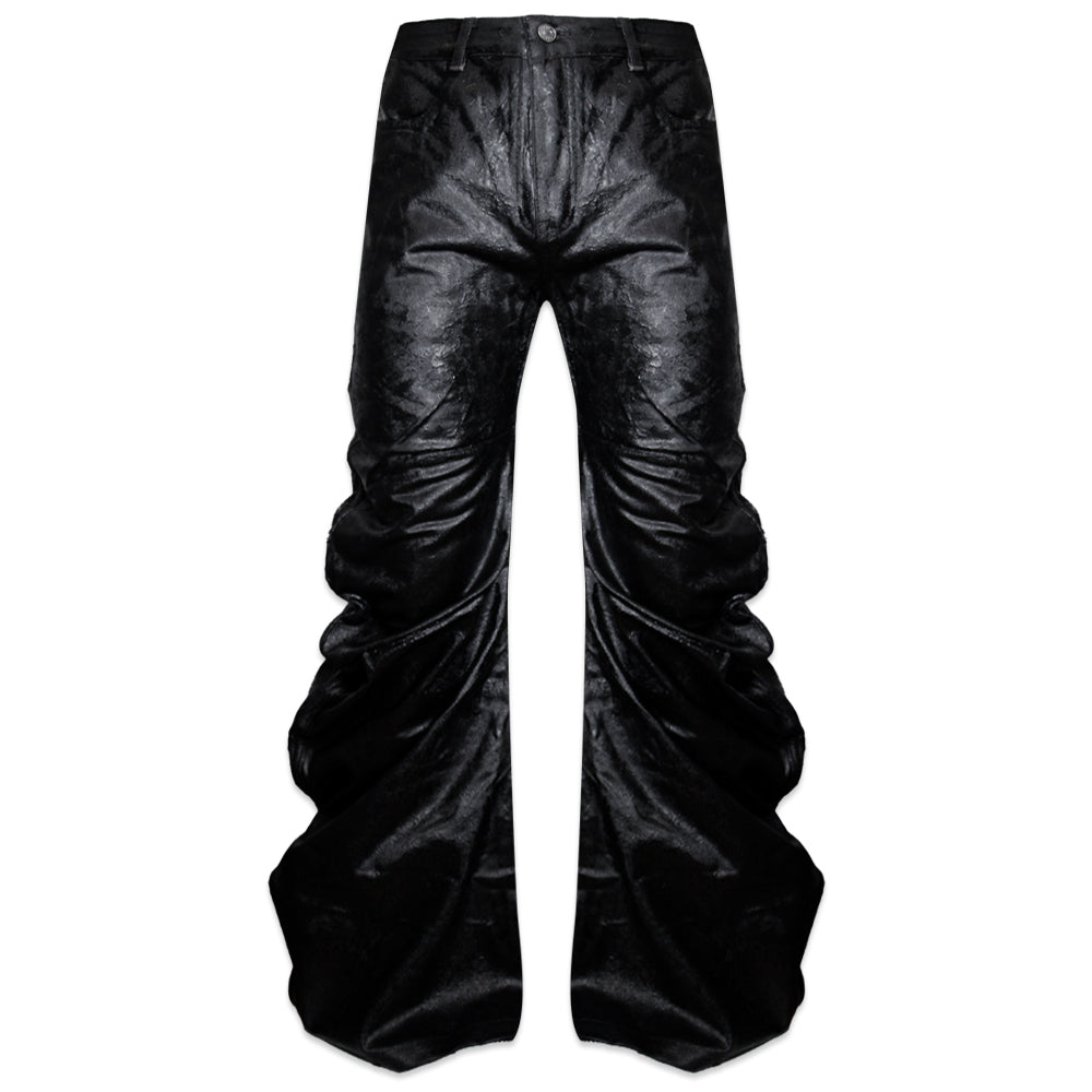 </2 Black Waxed Jeans