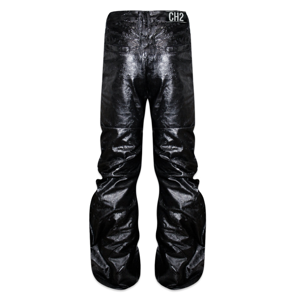 </2 Black Waxed Jeans