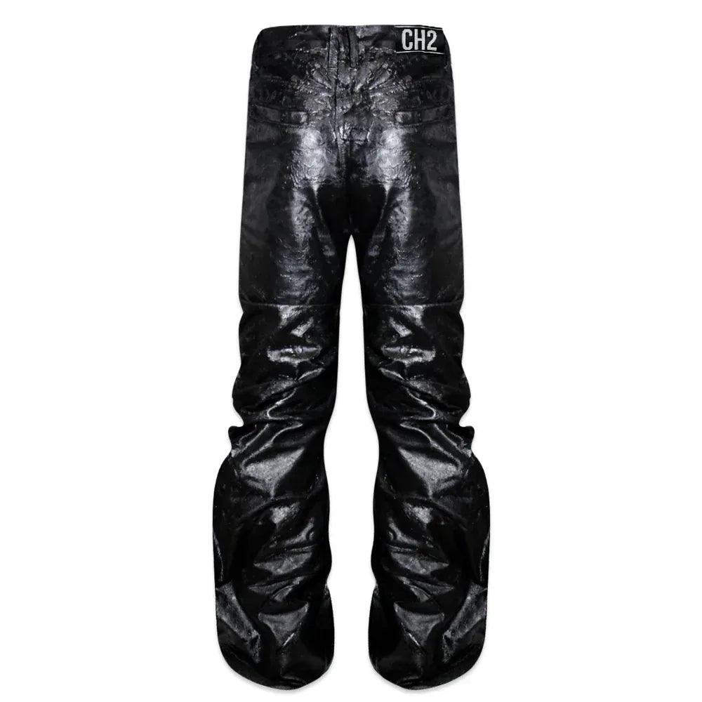 </2 Black Waxed Jeans - CH2 FLEXINSOHARD - VENTURER