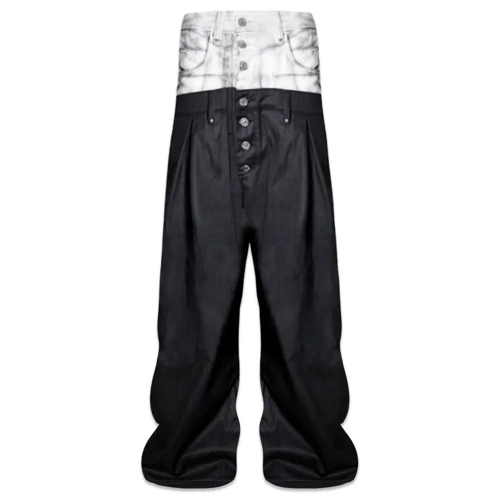 CH2 (シーエイチツー)商品ページ - ＜/2Double Waist Jeans - Black