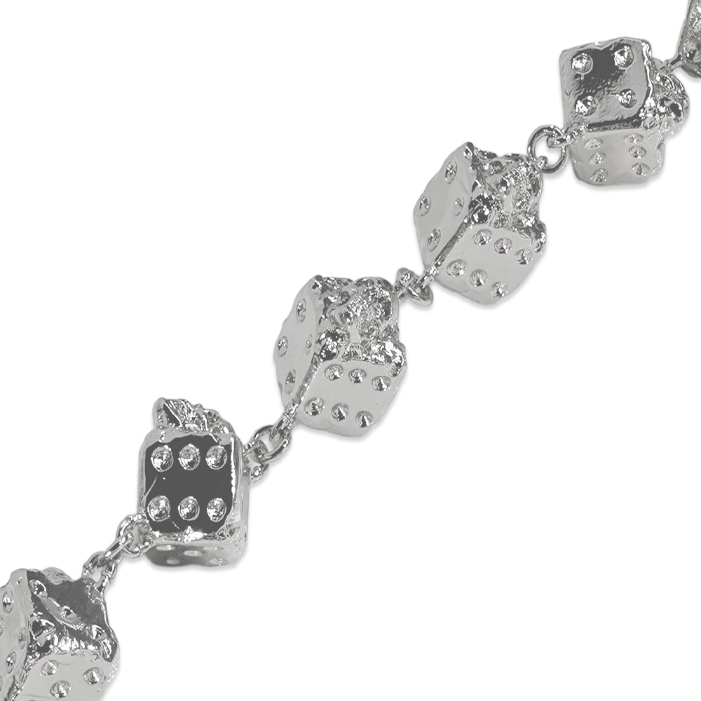 Skull Dice 15 Link Chain