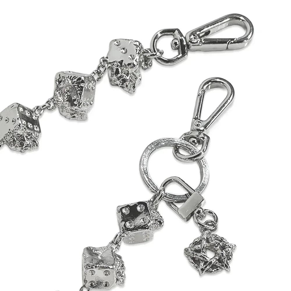 Skull Dice 15 Link Chain - EMOstanceclub - VENTURER