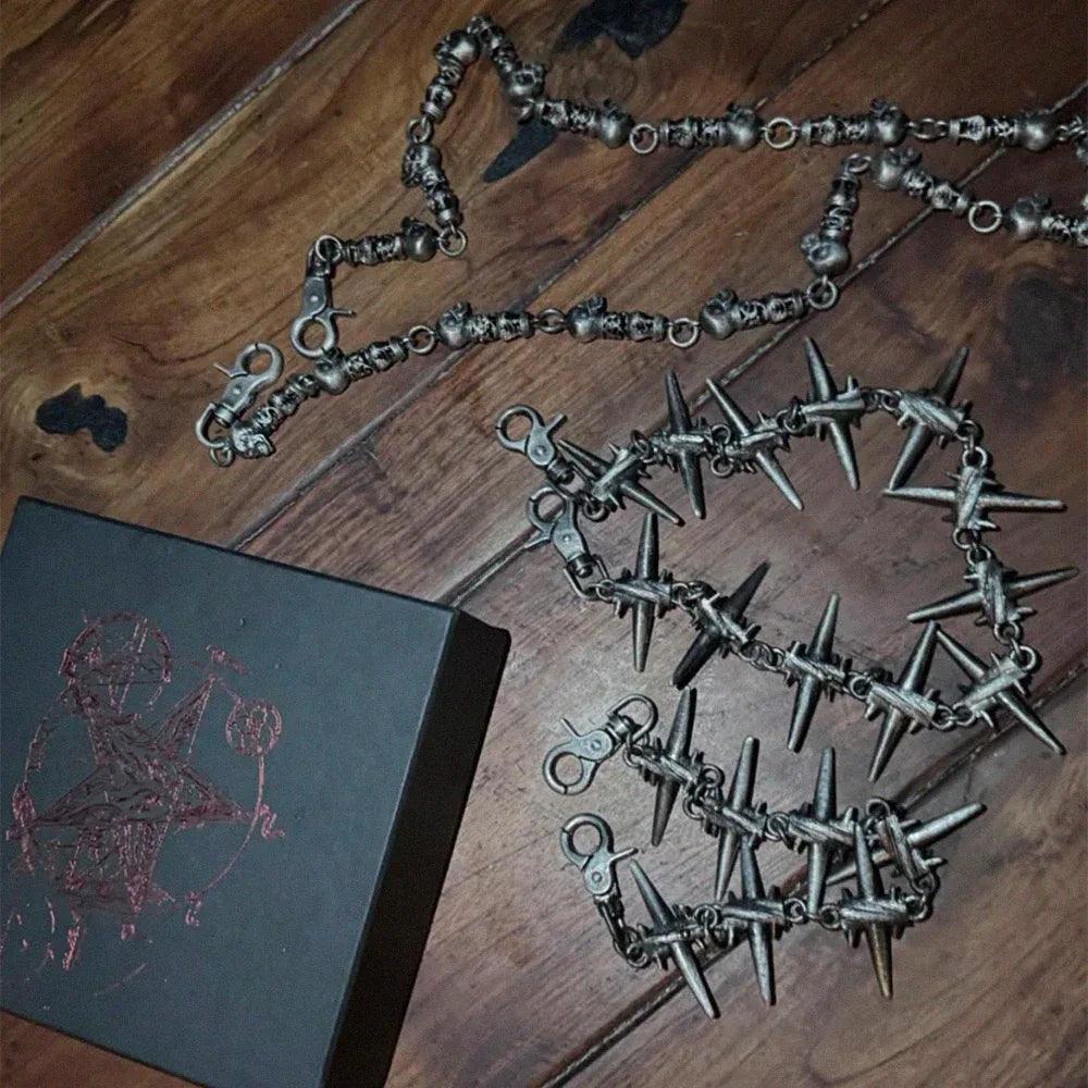 Broken Skull 10 Link Chain - EMOstanceclub - VENTURER