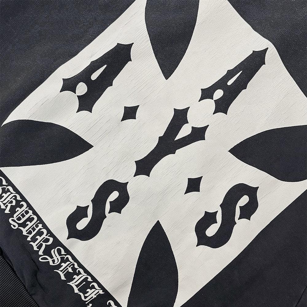 Cross Cropped Zip Hoodie - ASKYURSELF - VENTURER