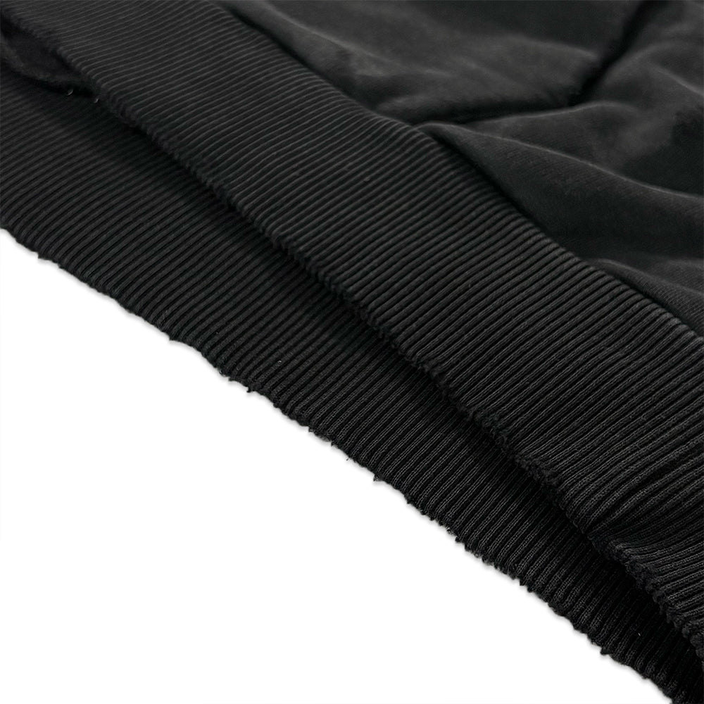 Cross Cropped Zip Hoodie