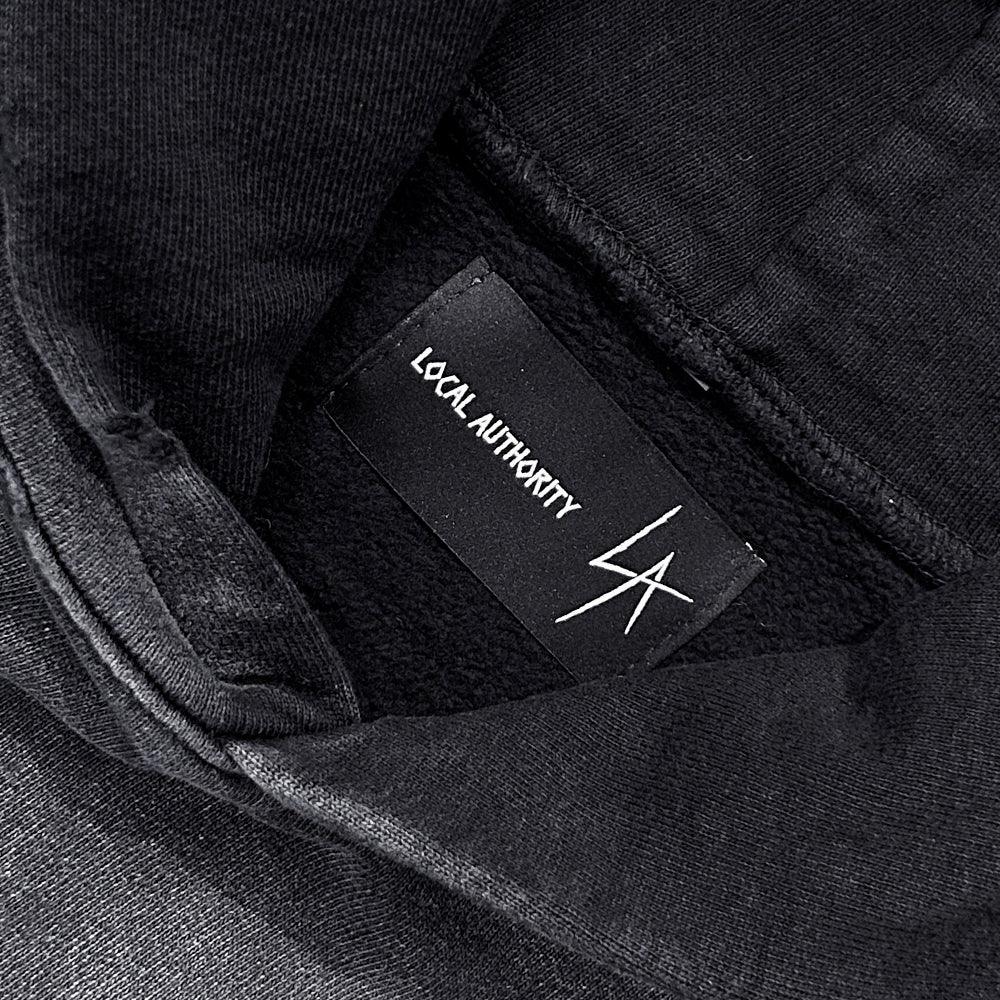 LA Slash Destroyed Hoodie - LOCAL AUTHORITY - VENTURER