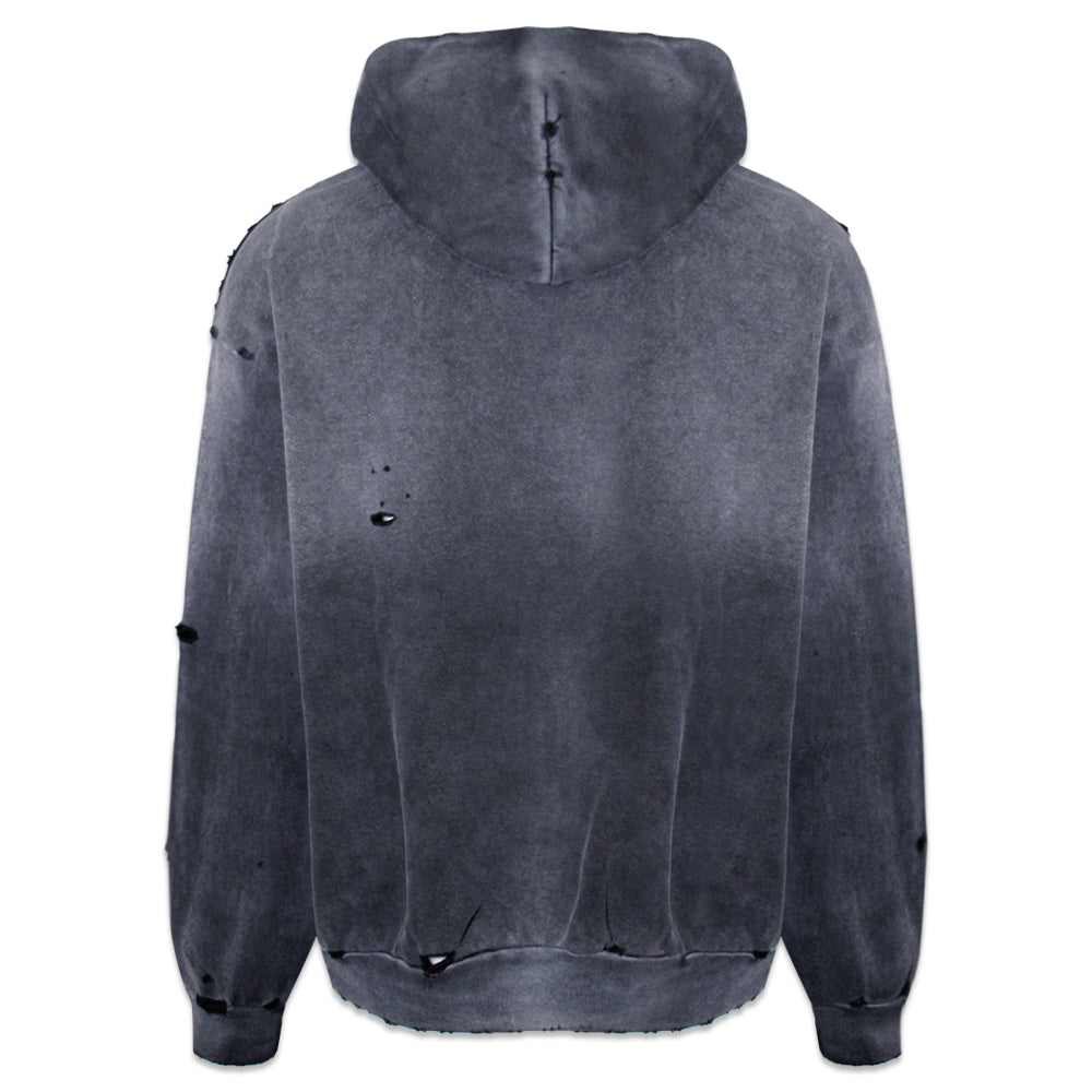LA Slash Destroyed Hoodie