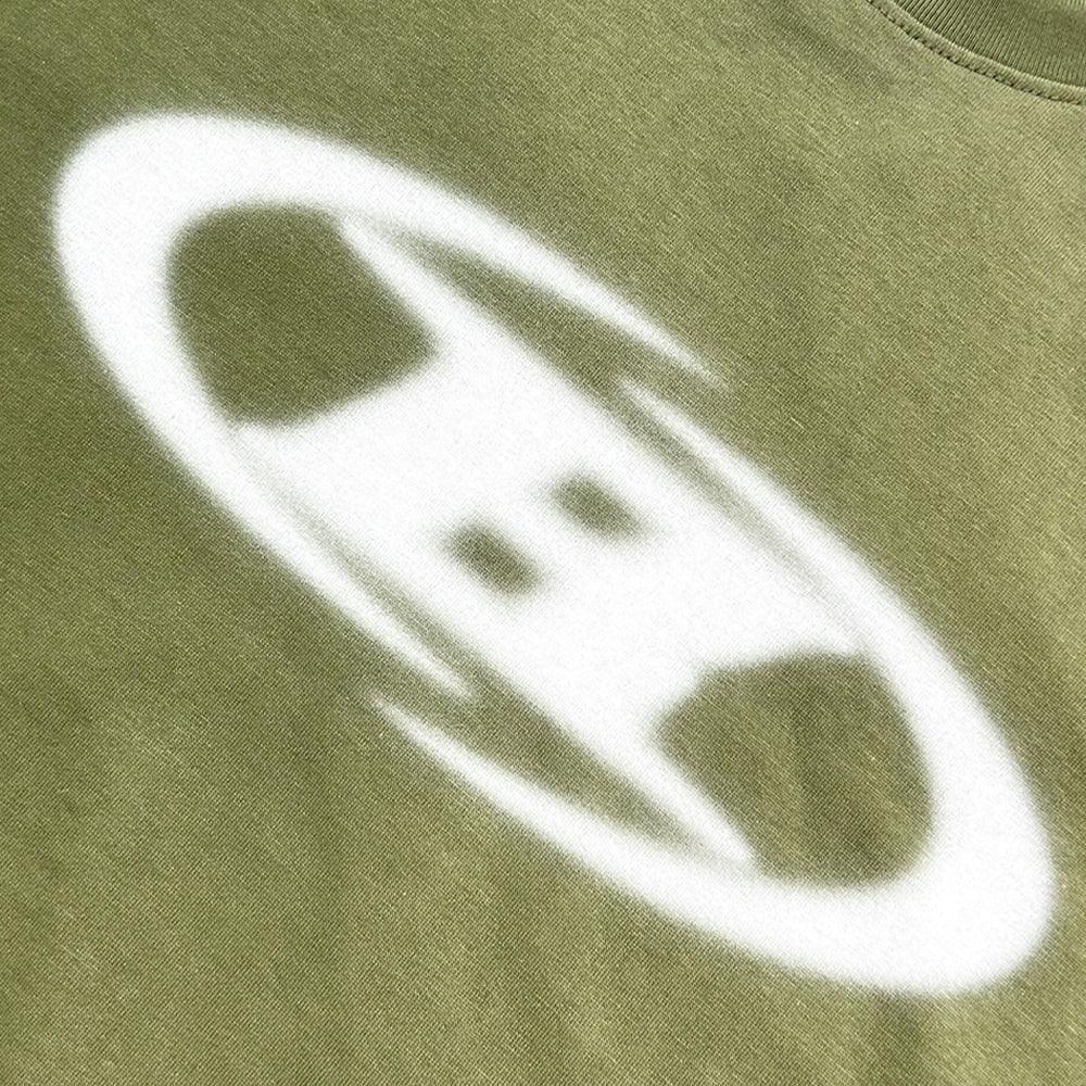 Blur B Logo Oversized T-Shirt - BORNTOWIN - VENTURER