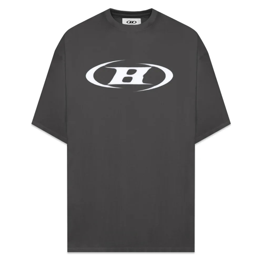 Blur B Logo Oversized T-Shirt - BORNTOWIN - VENTURER