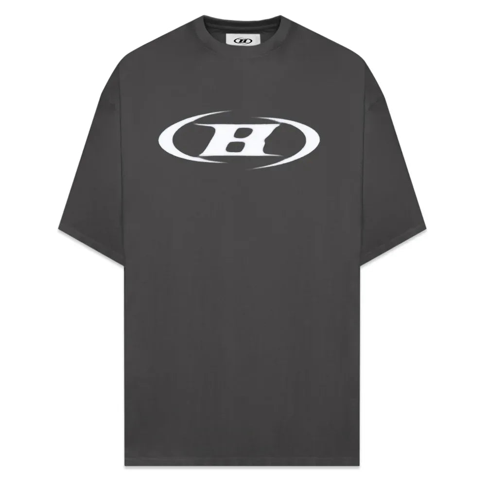 Blur B Logo Oversized T-Shirt - BORNTOWIN - VENTURER