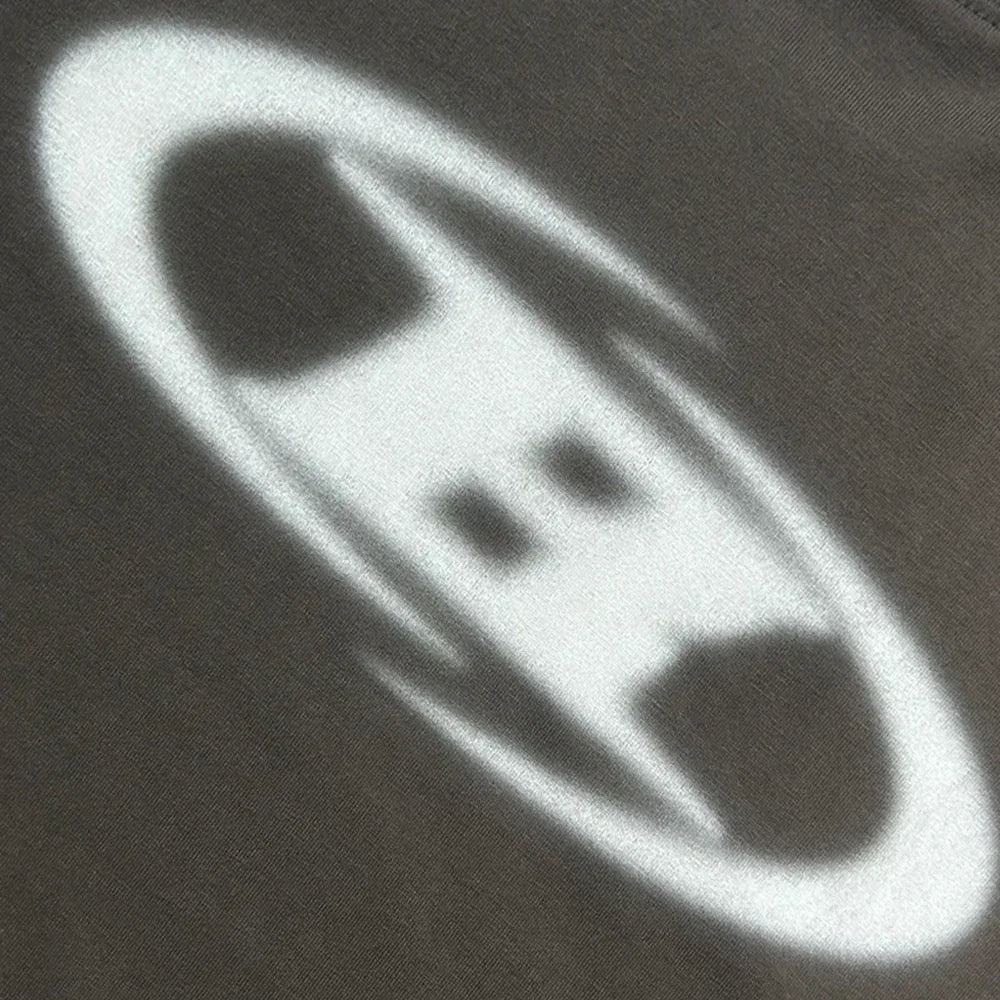 Blur B Logo Oversized T-Shirt - BORNTOWIN - VENTURER