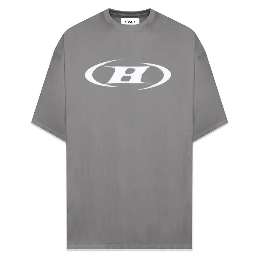 Blur B Logo Oversized T-Shirt - BORNTOWIN - VENTURER