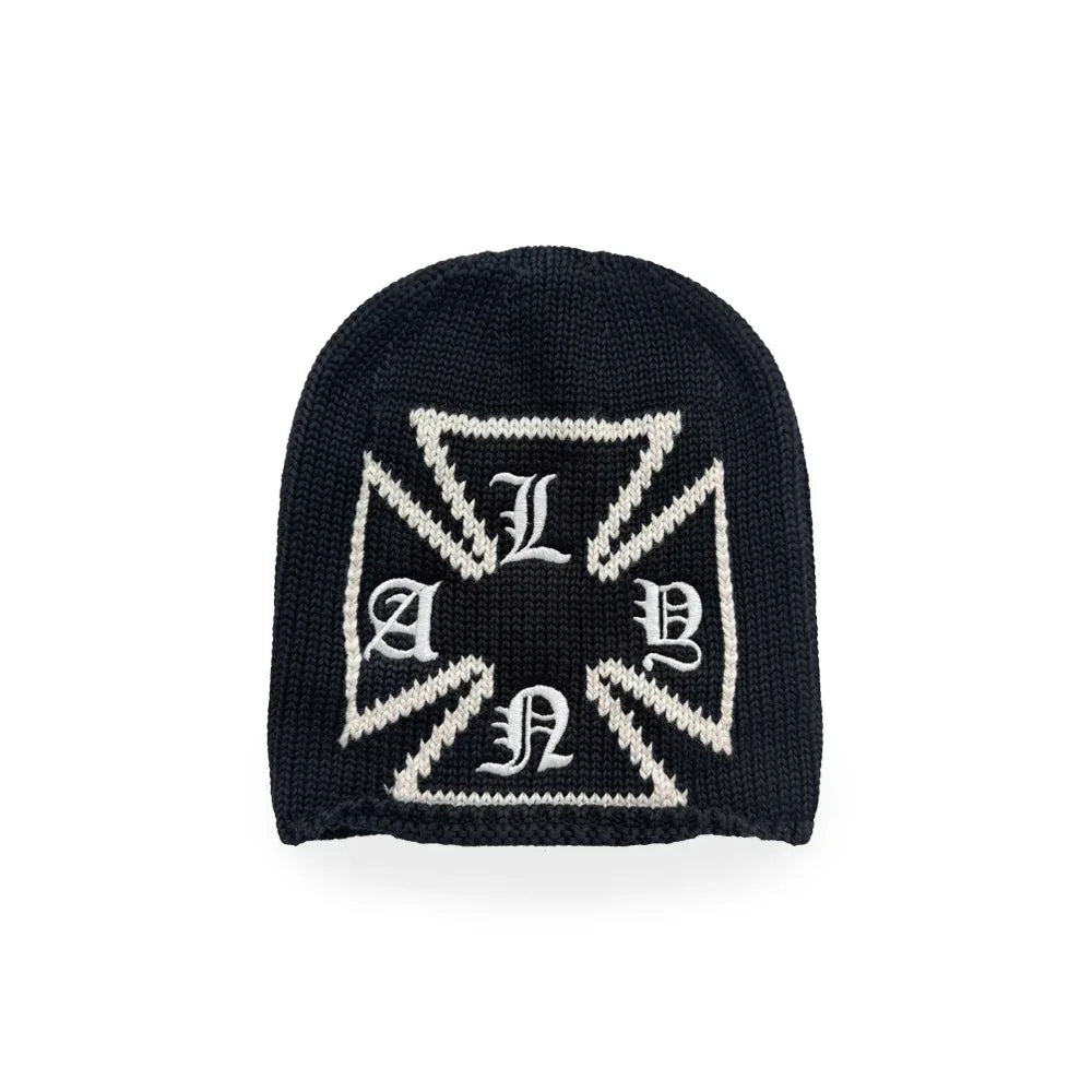 LAST NEST(ラストネスト)商品ページ - L.N.A.Y Cross Beanie - Black