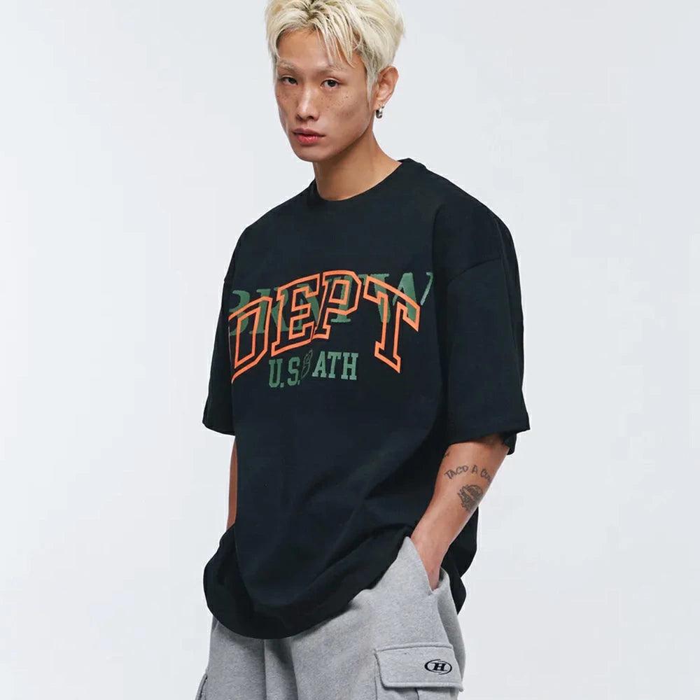 DEPT BACK CUTTING SEMI OVER FIT T-SHIRTS