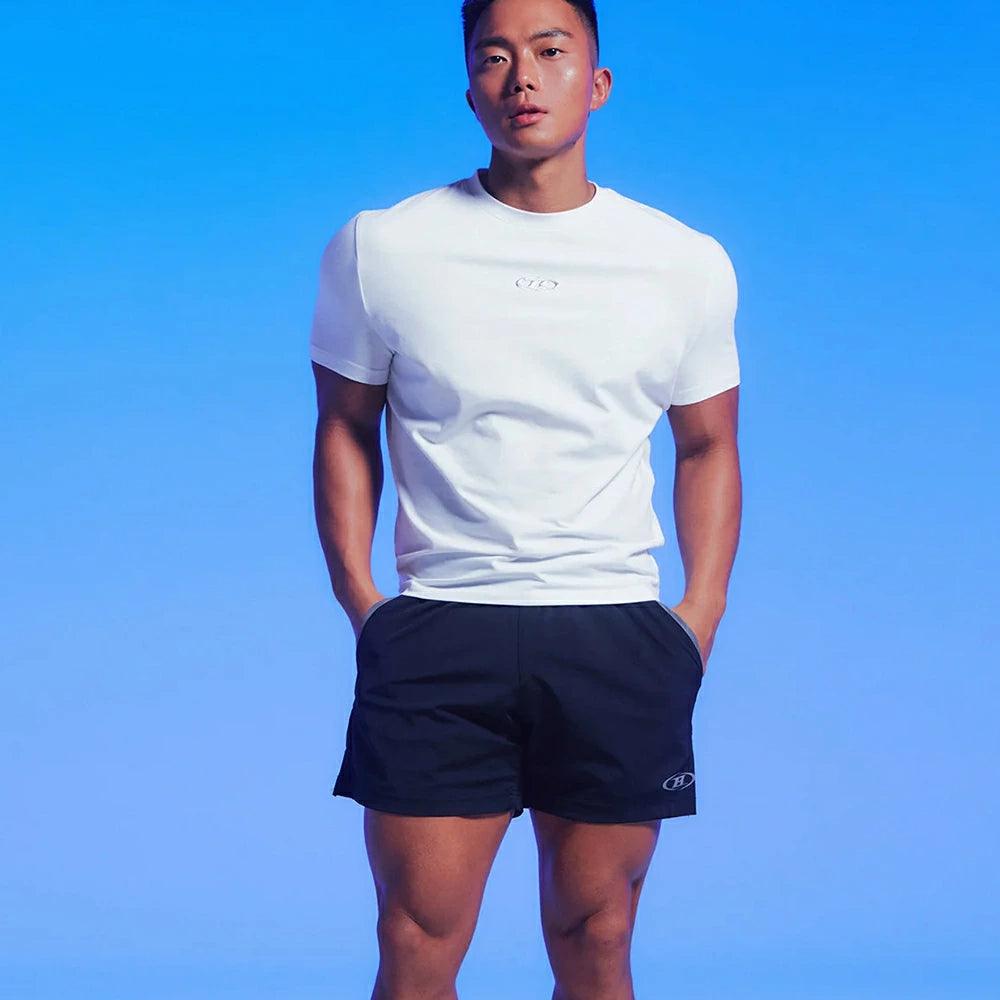 SILVER B LOGO MUSCLE FIT T-SHIRTS