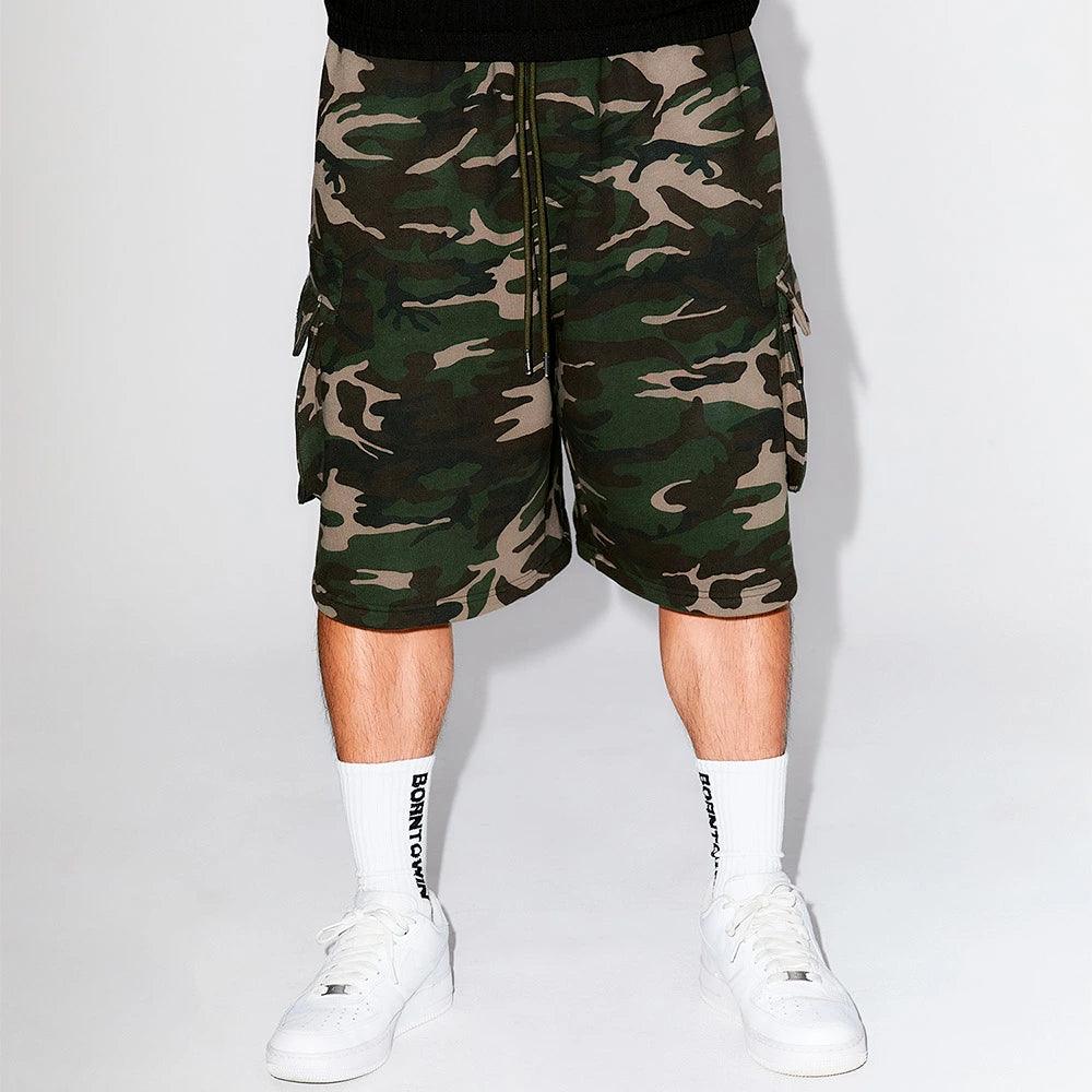 WINNER CAMO CARGO BERMUDA PANTS