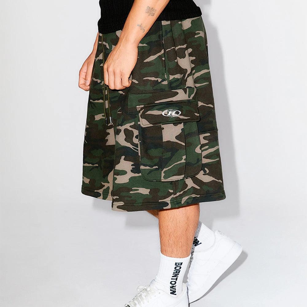 WINNER CAMO CARGO BERMUDA PANTS