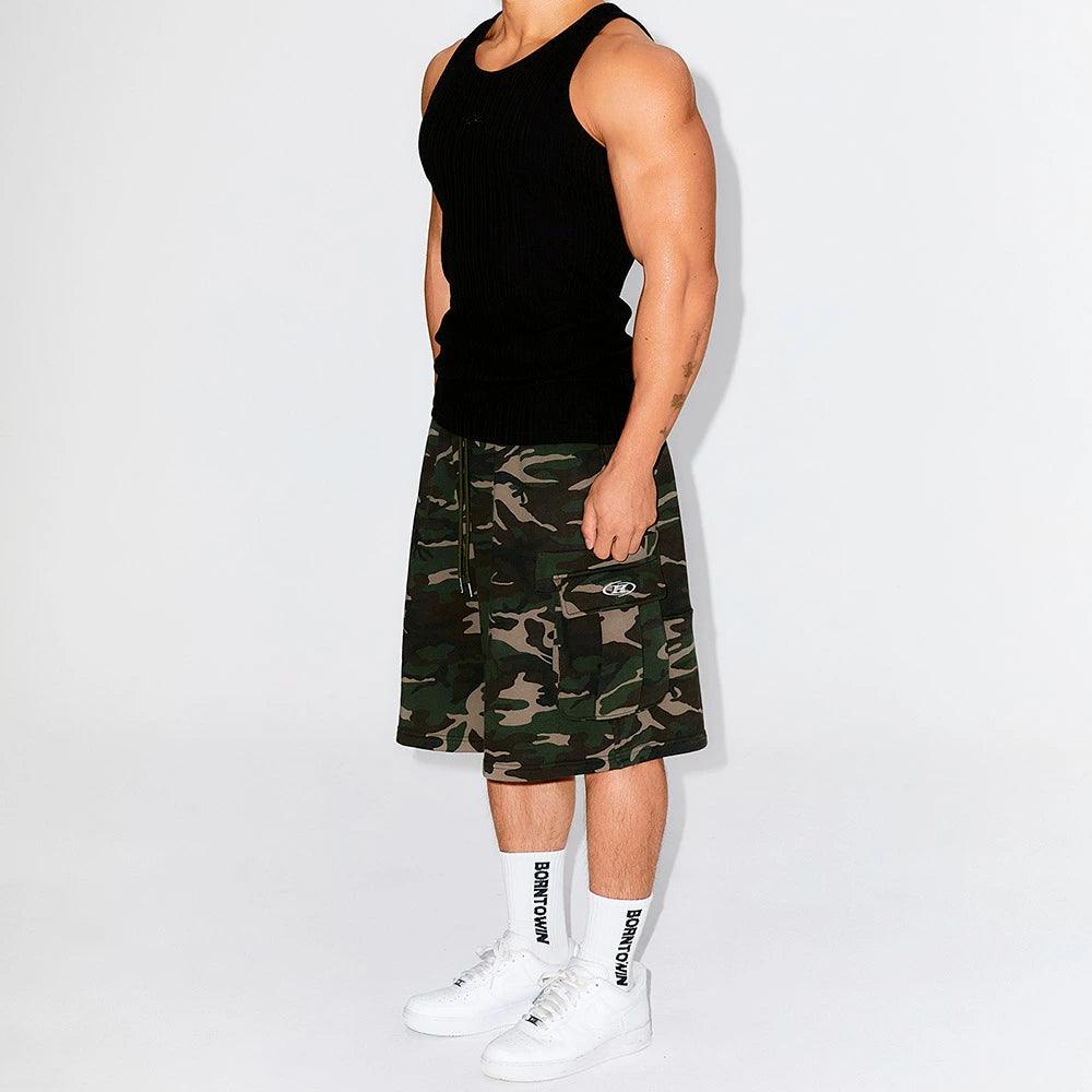 WINNER CAMO CARGO BERMUDA PANTS