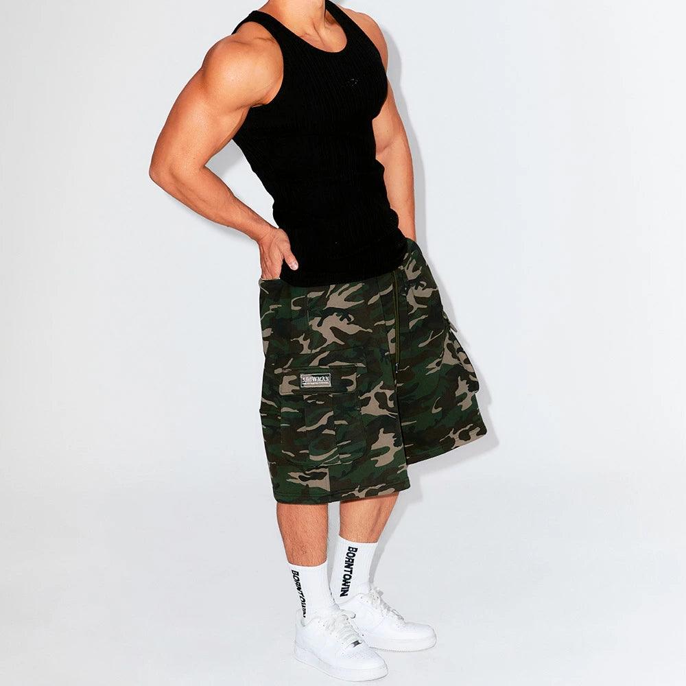 WINNER CAMO CARGO BERMUDA PANTS