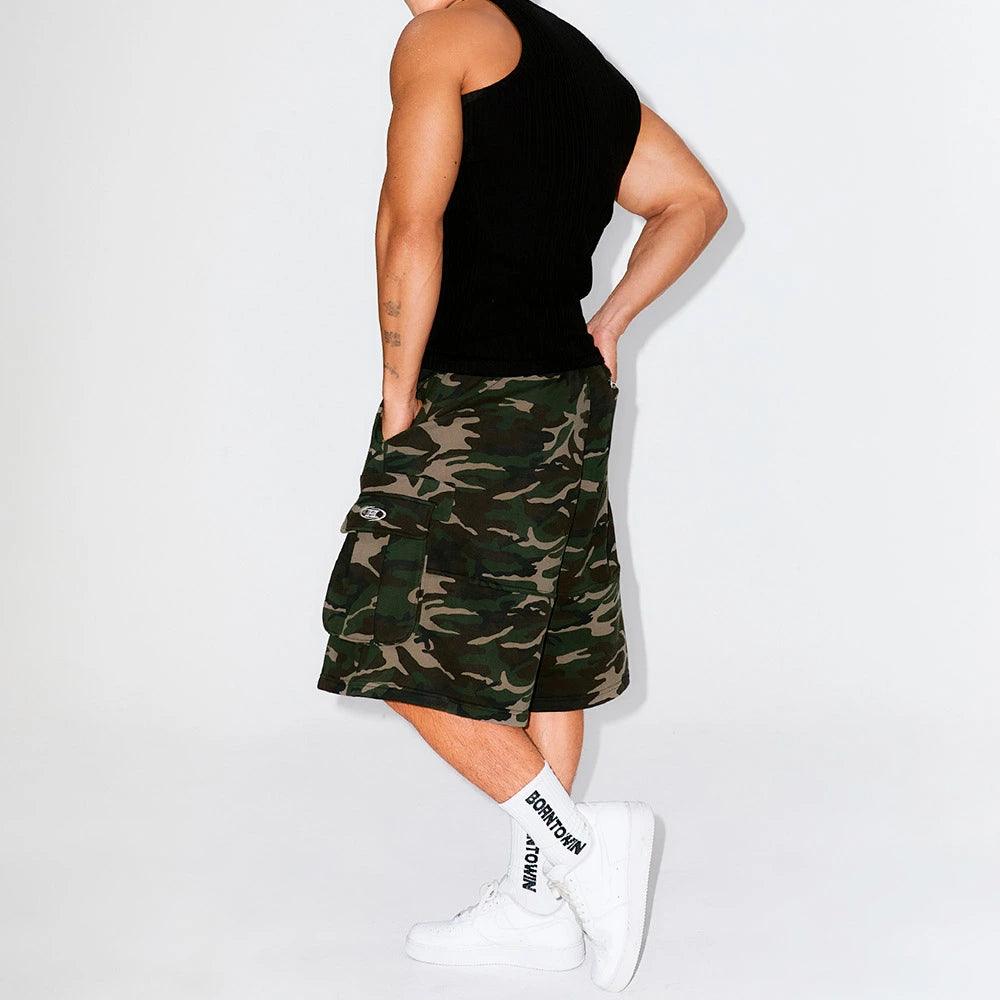 WINNER CAMO CARGO BERMUDA PANTS