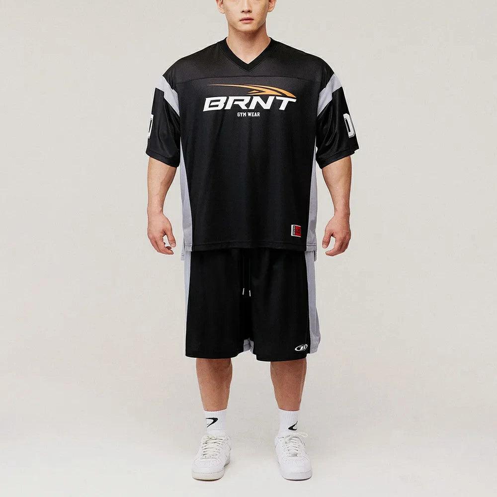 MESH FOOTBALL JERSEY BERMUDA PANTS