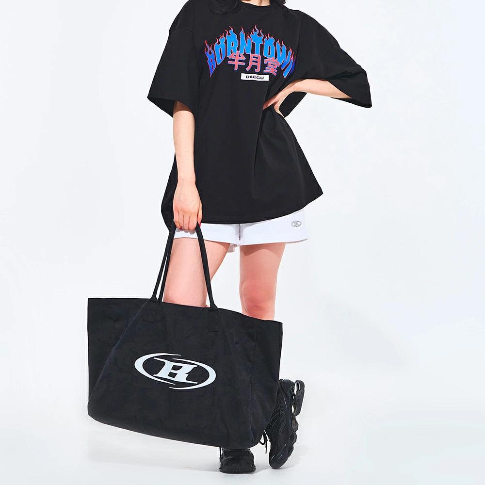 SYMBOL B LOGO SHOPPER BAG