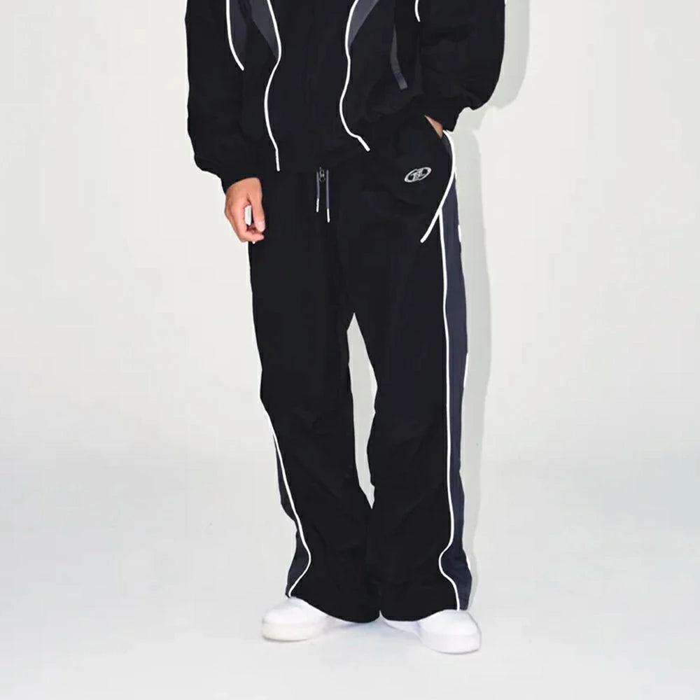 Nylon Block String Pants