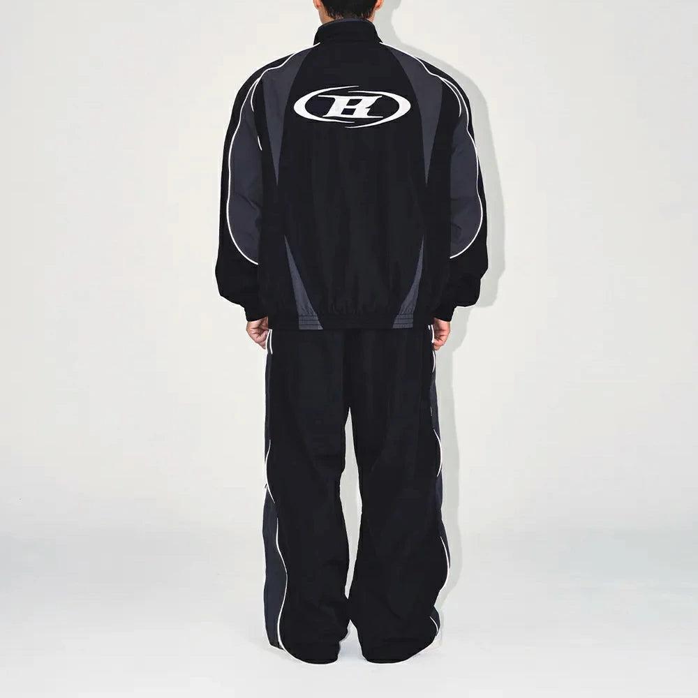 Nylon Block String Pants